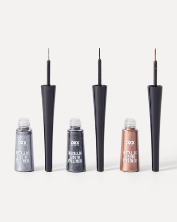 OXX Beauty 3 Piece Halloween Metallic Liquid Eyeliner Set