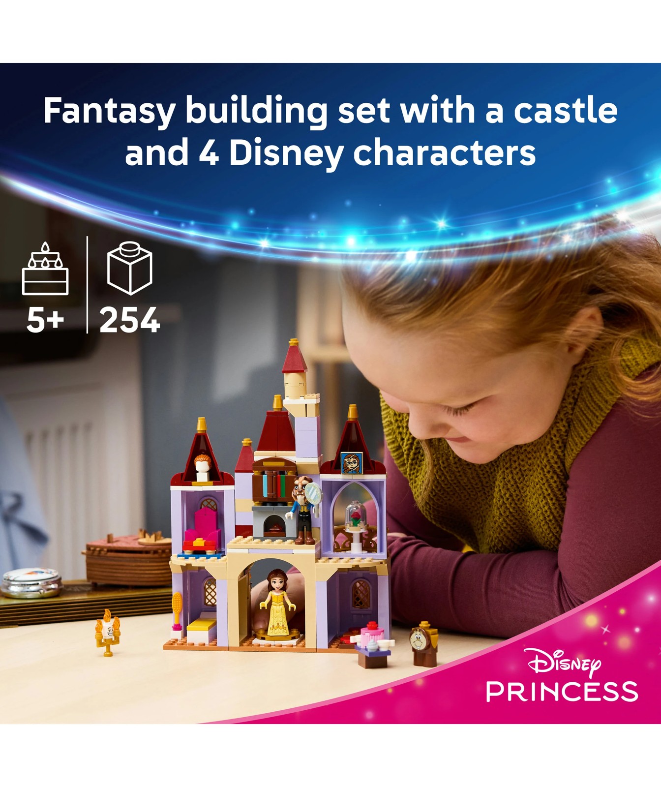 LEGO® Disney Princess Belle & the Beast's Enchanted Castle 43289 2 of 5