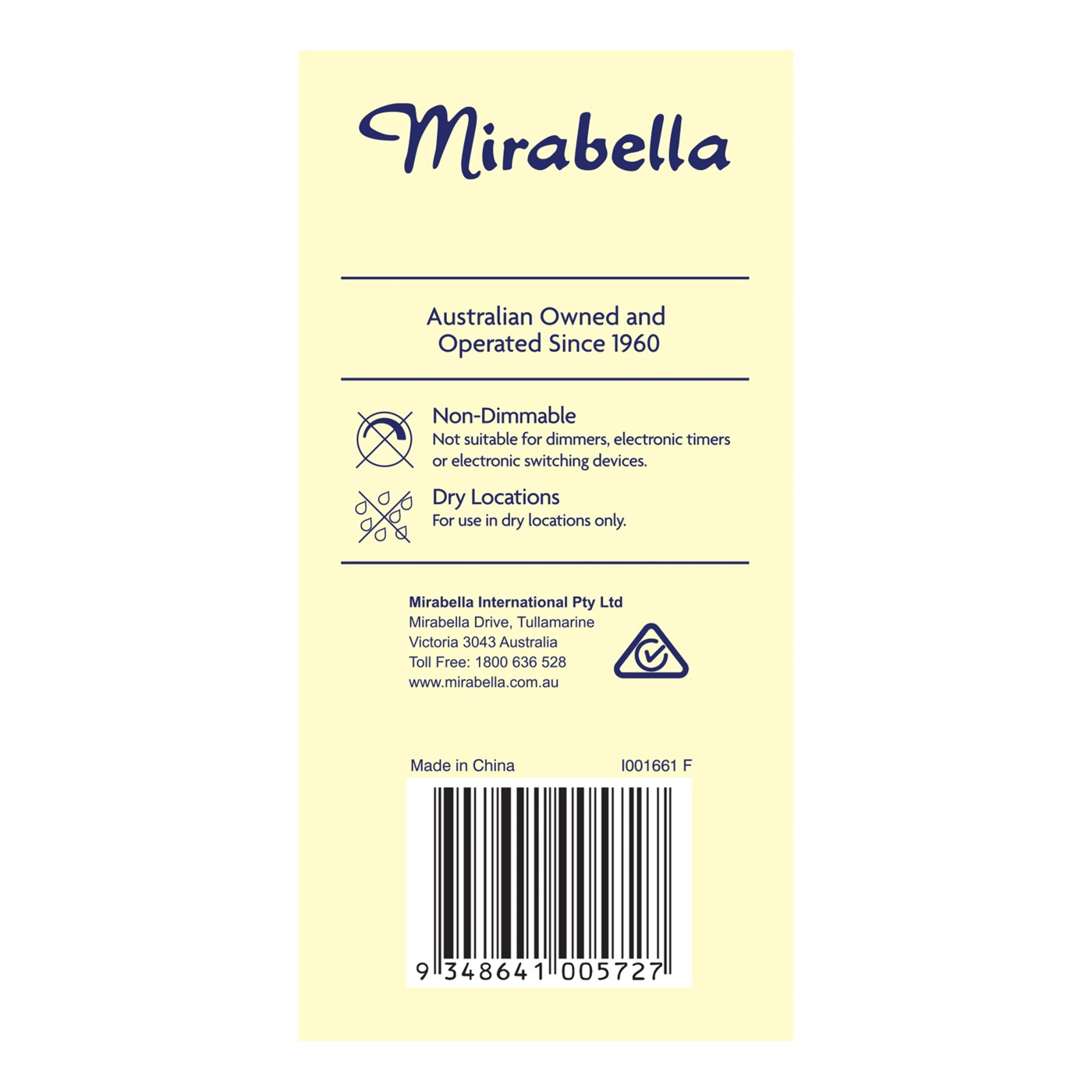 Mirabella E27 7W LED GLS Filament Bulb 2 of 5