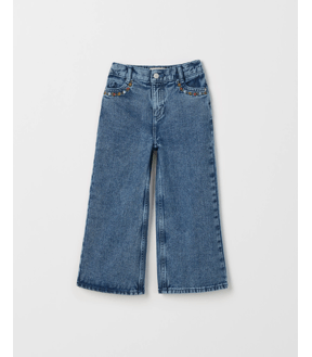 Wide Leg Denim Jeans