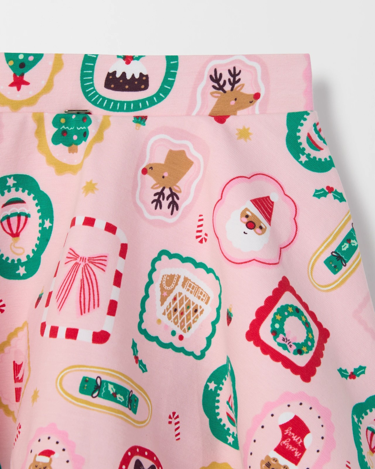 Australian Cotton Christmas Jersey Skater Skort 5 of 6