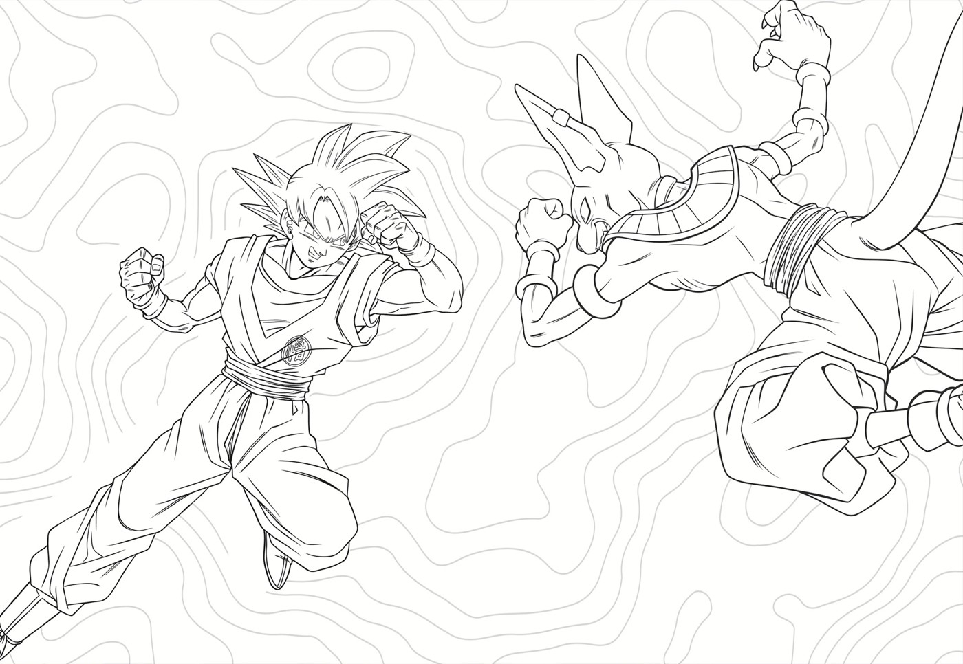 The Official Dragon Ball Super Colouring Book 2 of 4