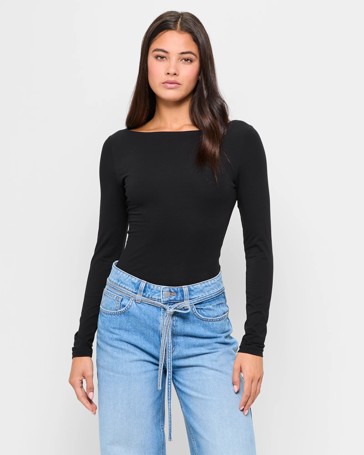 Body Boat Neck Top - Lily Loves