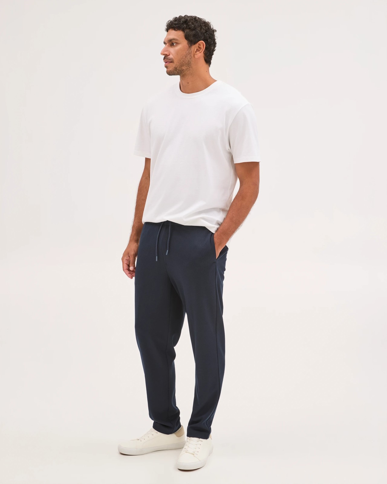Textured Knit Pants - Navy 4 of 5