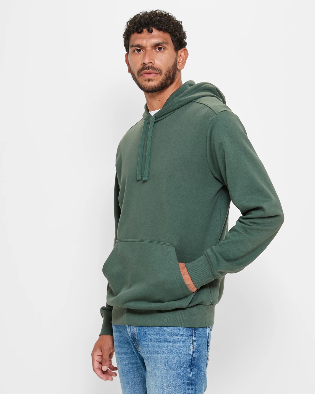 Fleece Hoodie - Winter Green | Target Australia