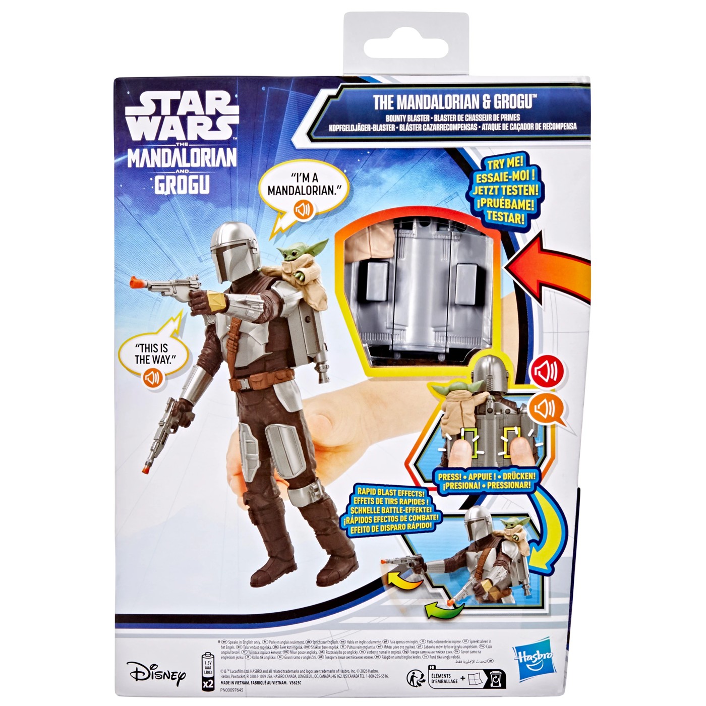 Disney Star Wars The Mandalorian and Grogu Bounty Blaster 2 of 3