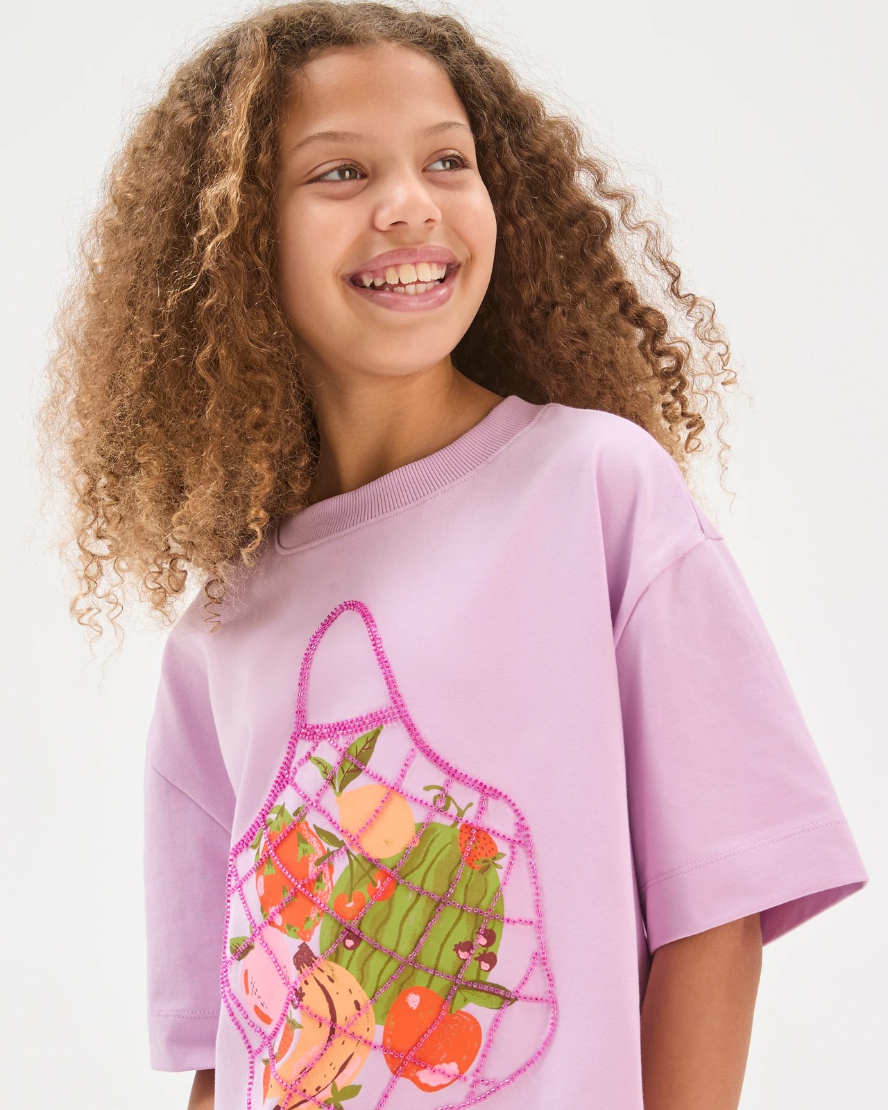 Australian Cotton Heavyweight Boxy T-Shirt - Harvest Bag Multi 3 of 6