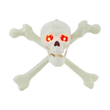 Light Up Skull and Cross Bones - Anko