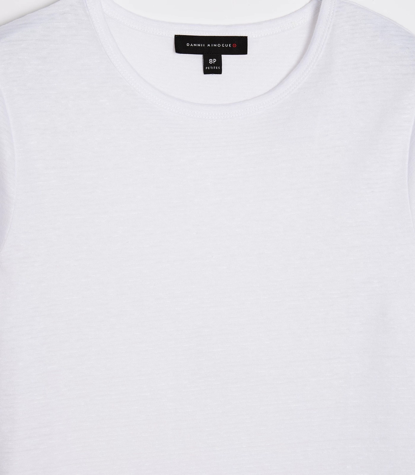 Linen Blend Crew T-Shirt - Dannii Minogue Petites - White | Target ...
