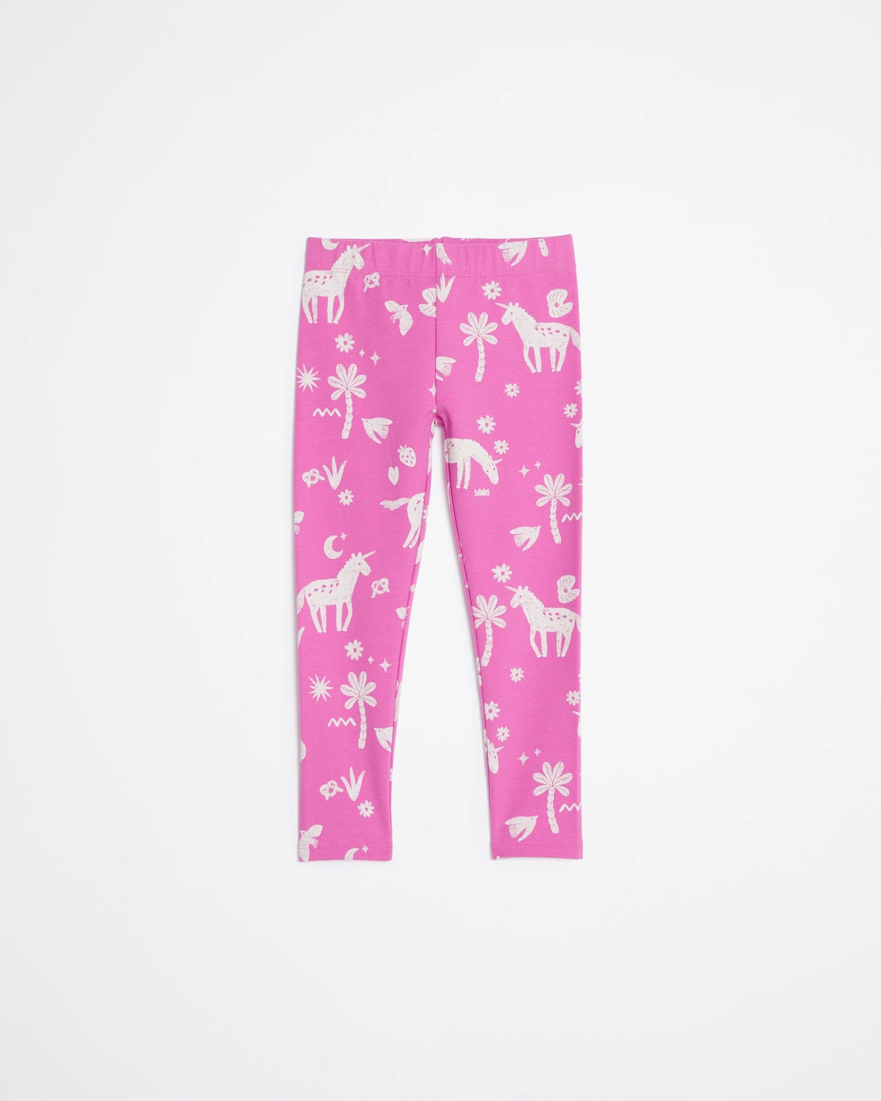 Pink Unicorn Comfy Kids Leggings 