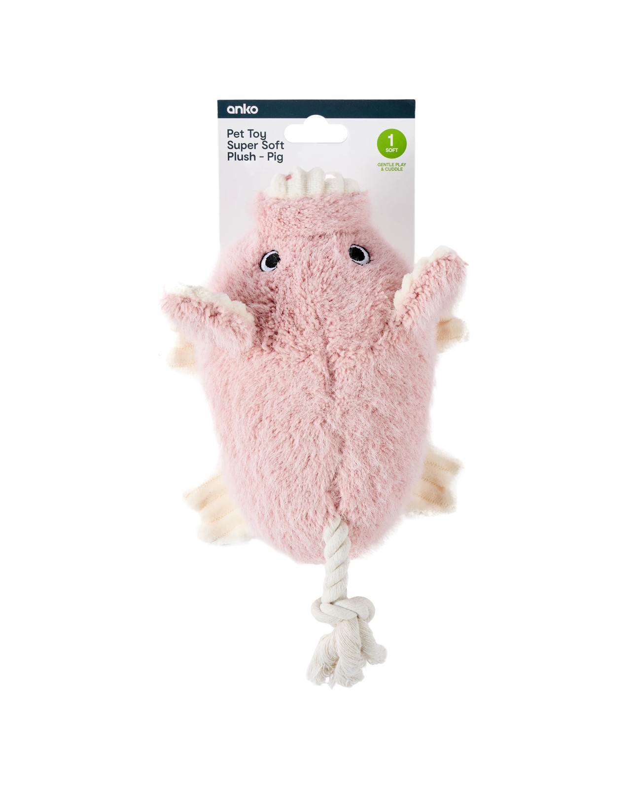 Pet Toy Super Soft Plush, Pig - Anko 4 of 4