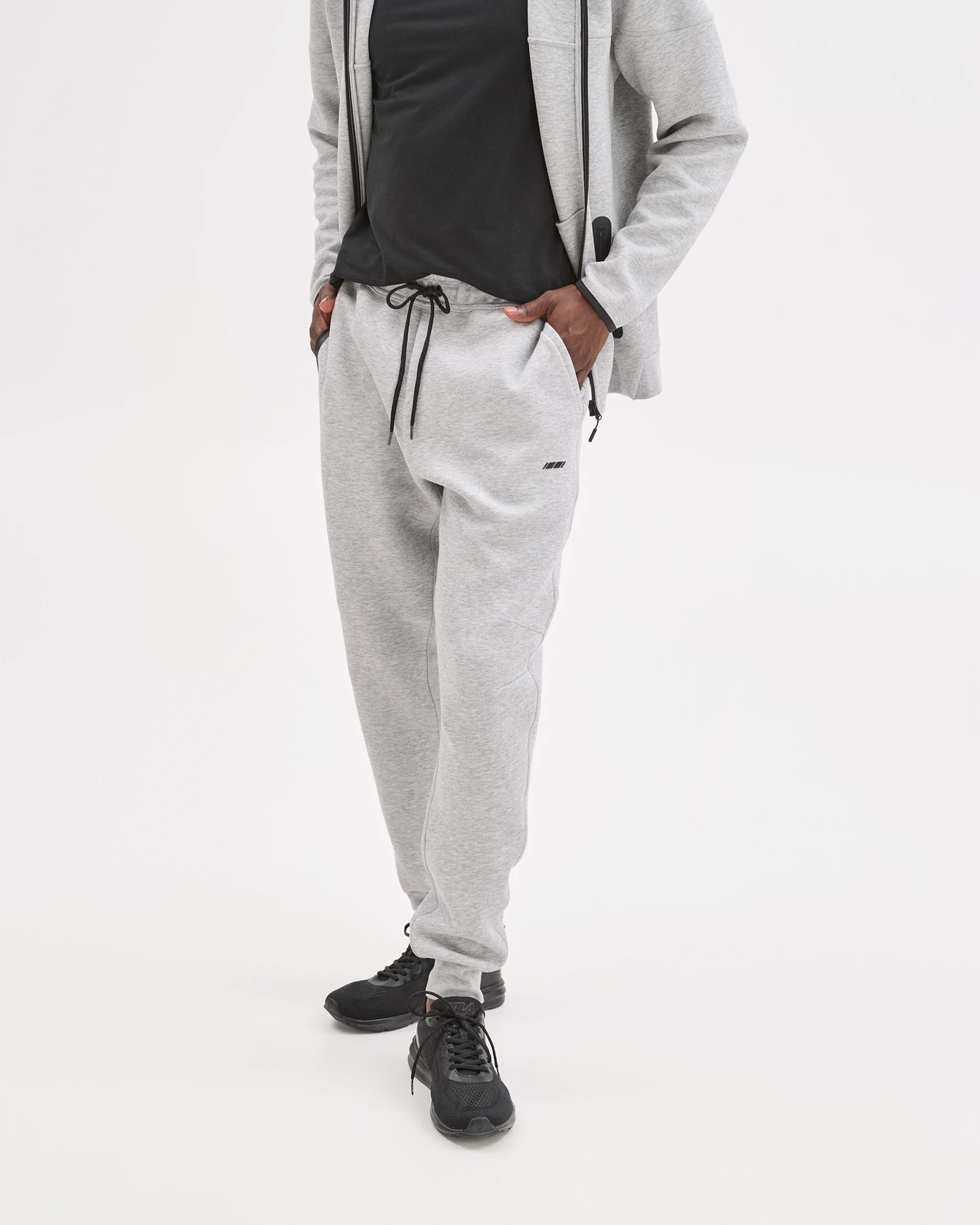 Active Australian Cotton Blend Tech Pants - Grey Marle 2 of 5