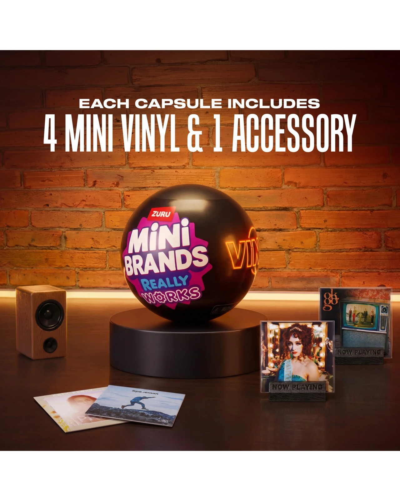 Mini Brands Really Works Vinyl Capsule Series 1 By ZURU - Assorted 4 of 5