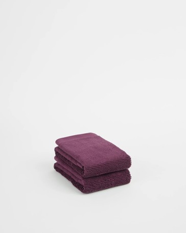 Reed Australian Cotton Rib 2 Pack Hand Towel