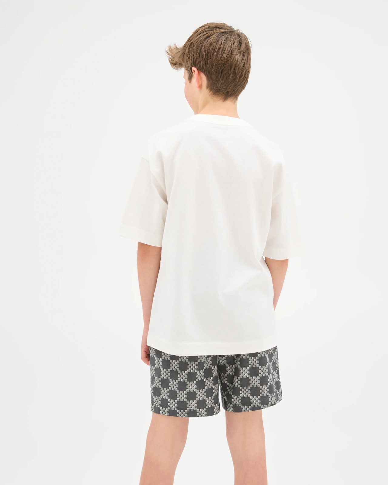 Australian Cotton Graphic Print T-Shirt - Moto Off White 5 of 6