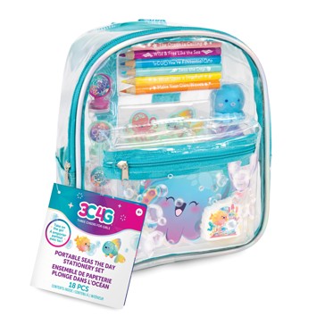 3C4G - Aquatic Fantasy 8-inch Backpack with Stationery