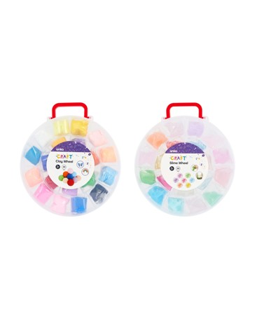 20 Piece Clay or Slime Wheel, Assorted - Anko