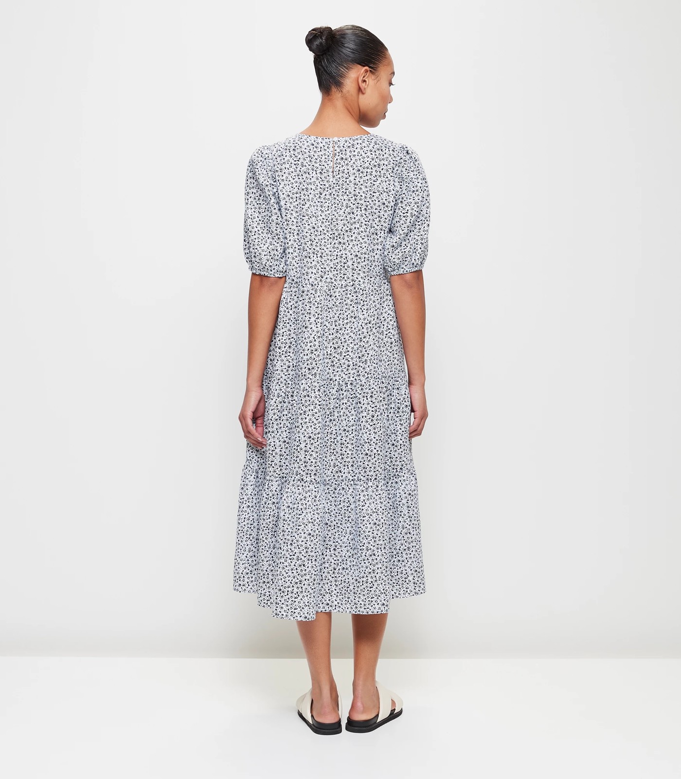 European Linen Tiered Midi Dress | Target Australia