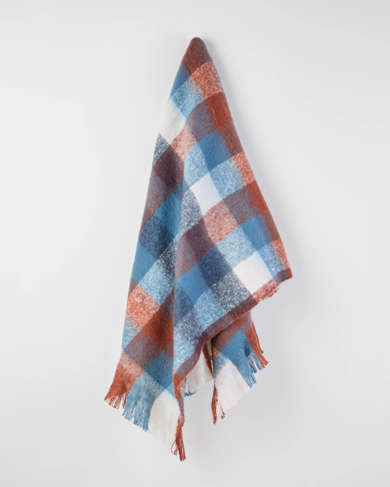 Madra Check Throw - Blue Stone 3 of 3