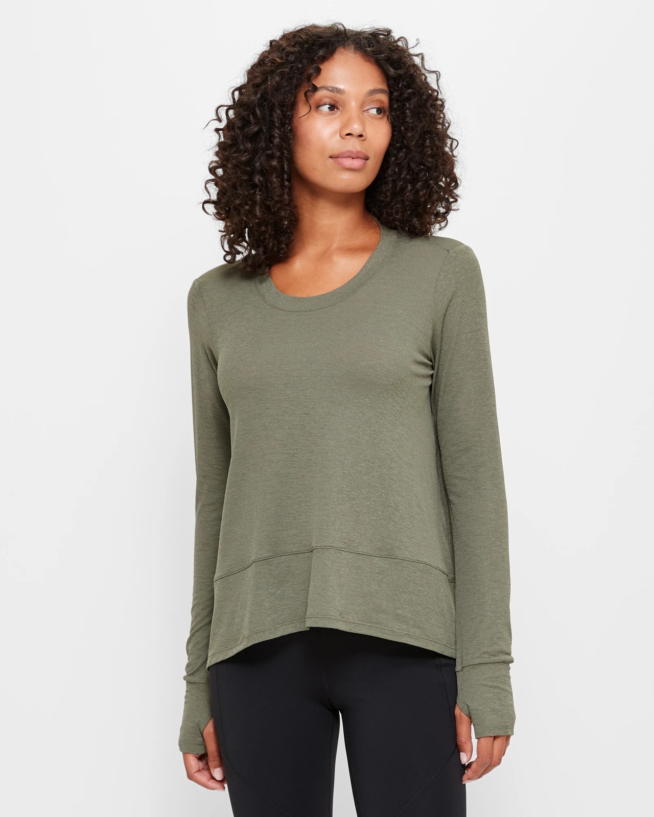 Active Long Sleeve Flowy Top | Target Australia