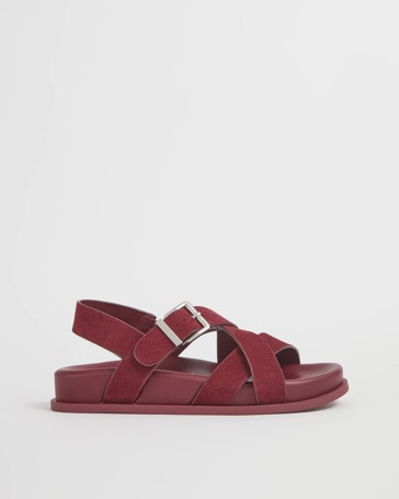Genuine Suede Leather Strap Sandals - Danny