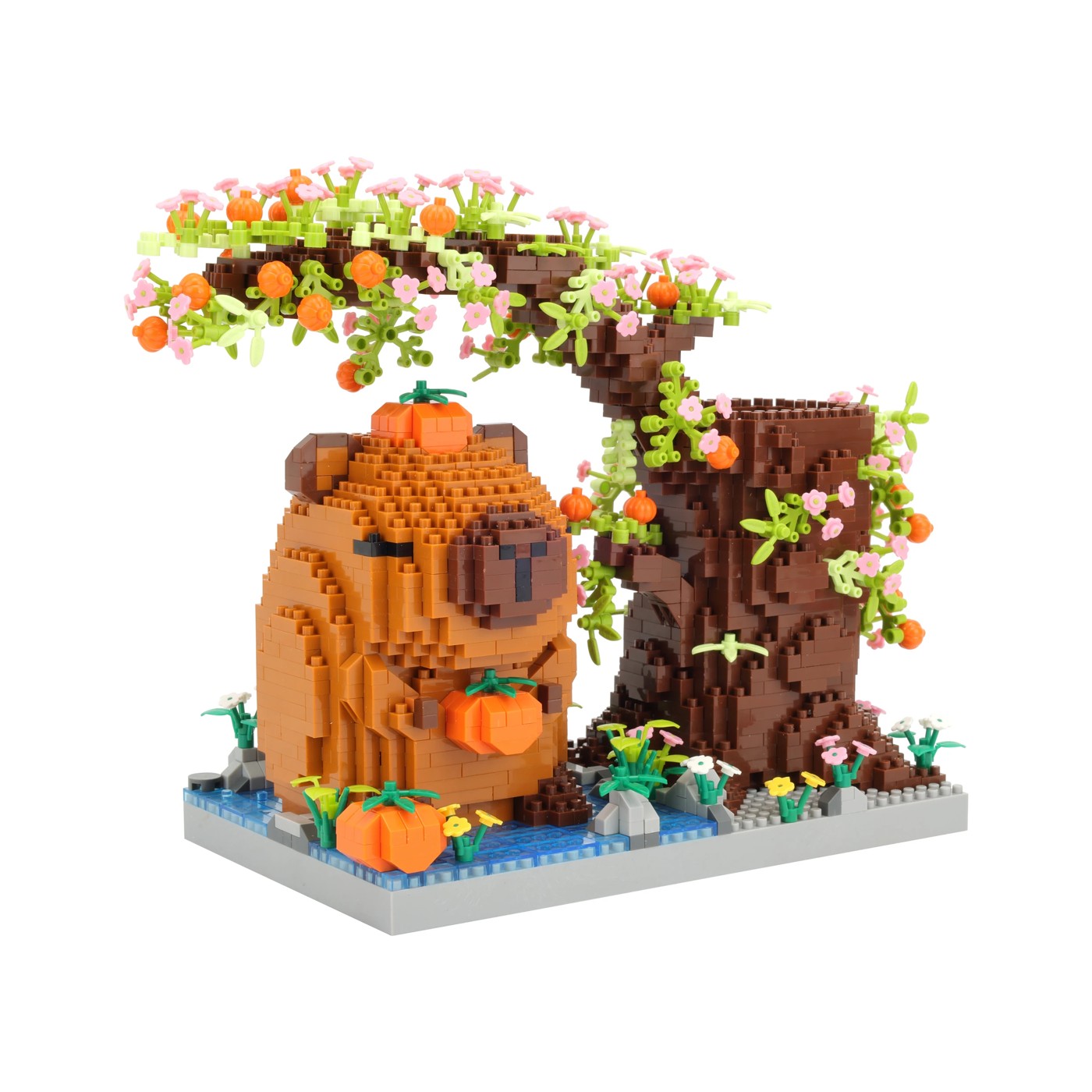 1731 Piece Mini Blocks Animal Series: Capybara Under Tree 3 of 5