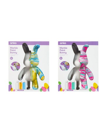 Anko Marble Paint Bunny - Assorted