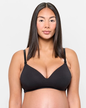 Maternity Organic Cotton 2 Pack Wirefree T-Shirt Bras
