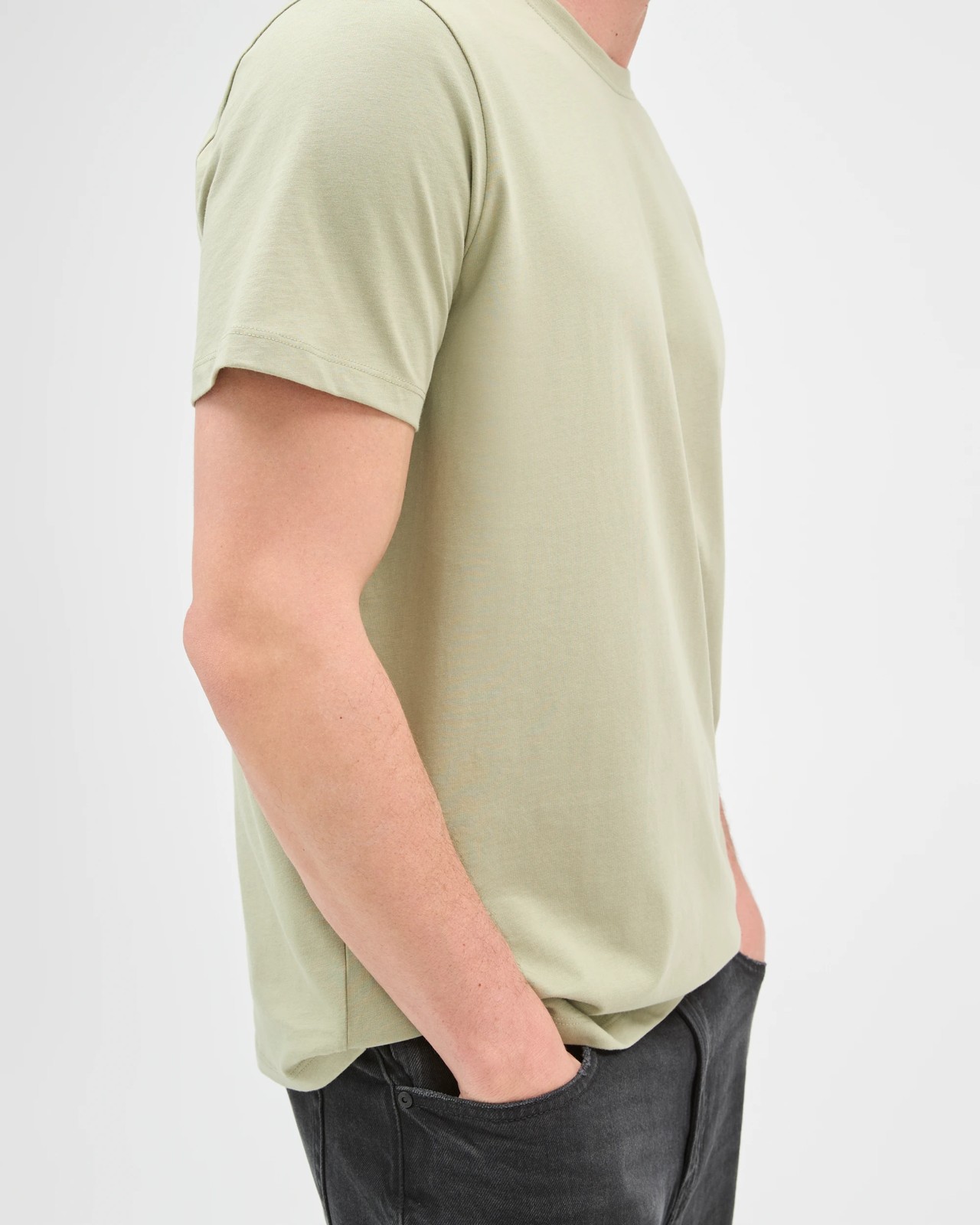 Australian Cotton Crew Neck T-Shirt - Tea 5 of 6