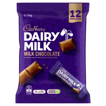 Cadbury Dairy Milk Chocolate Sharepack - 144g