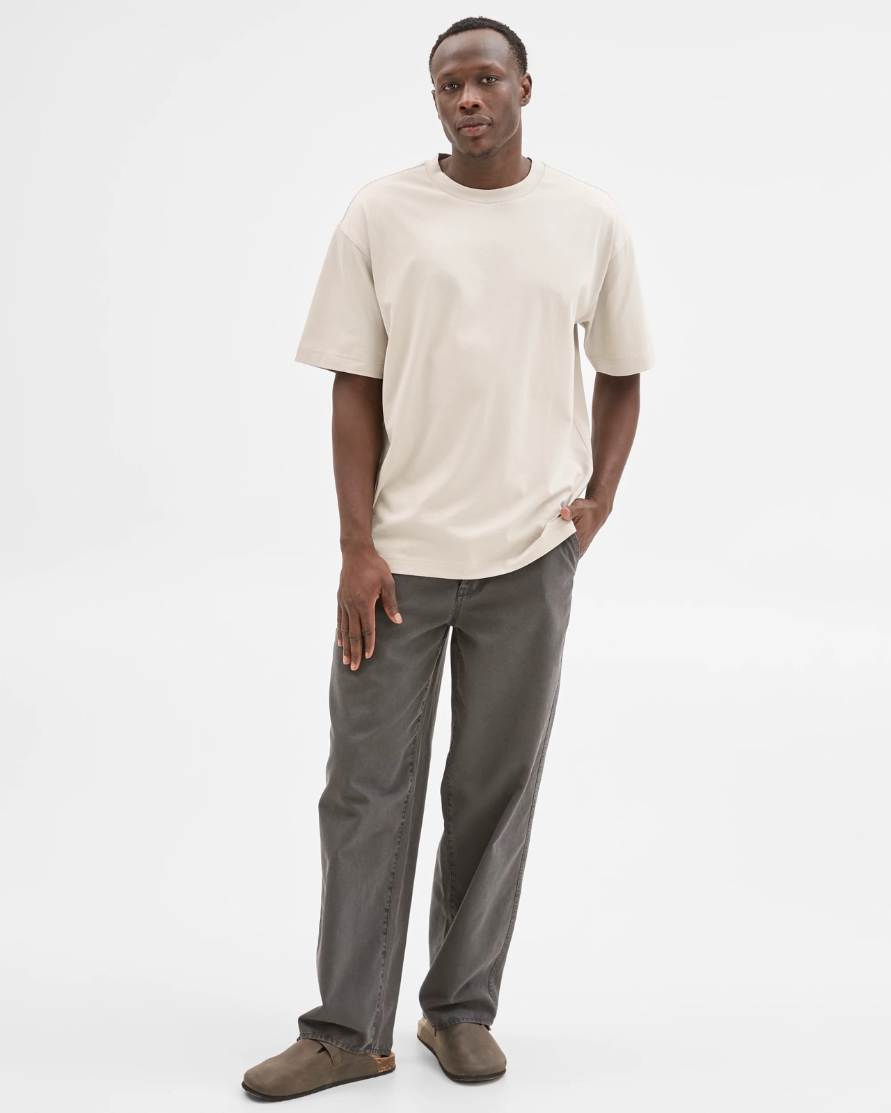 Commons Australian Cotton Canvas Worker Pants - Forged Iron 2 of 6