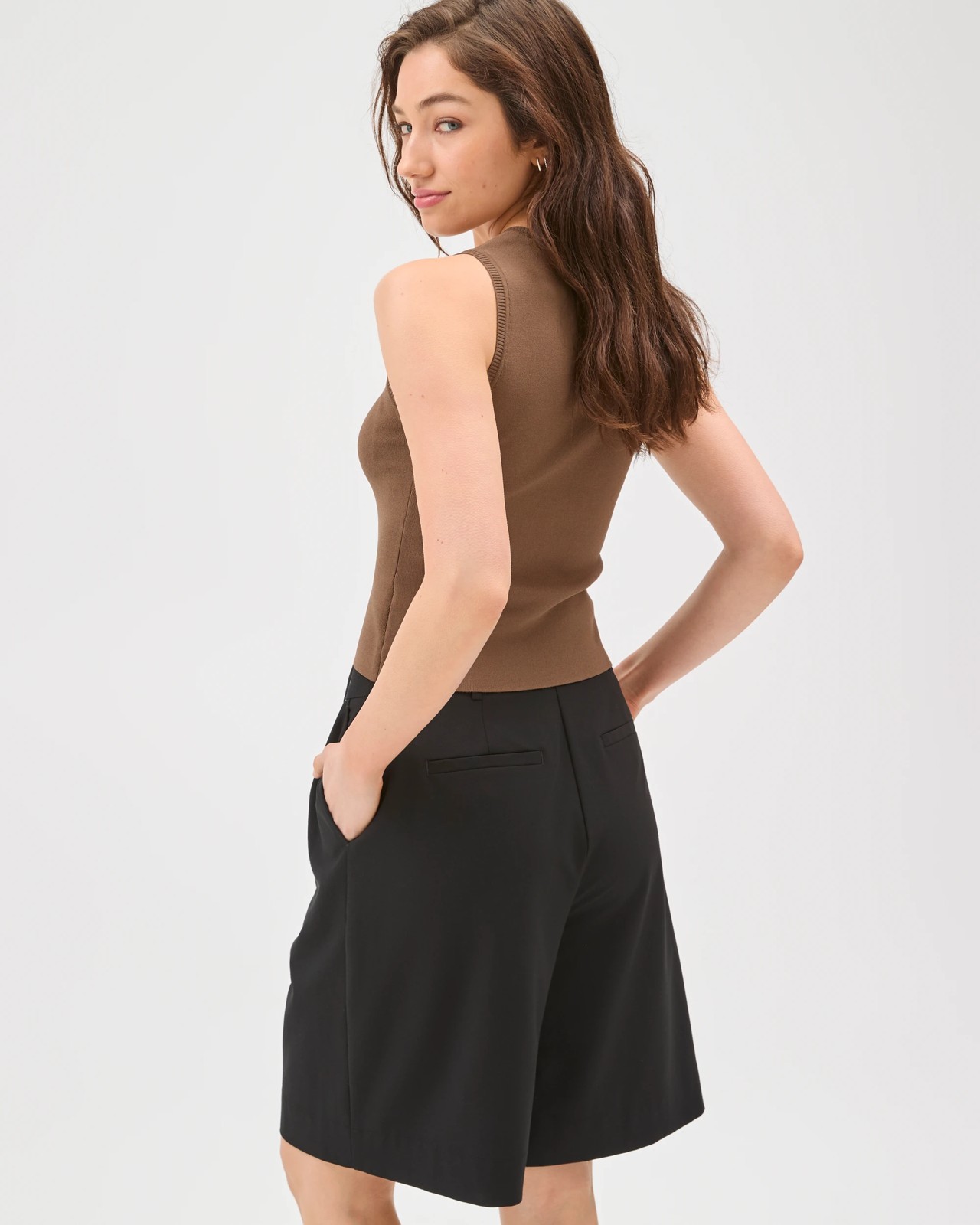 Lily Loves Horseshoe Tank Top - Smoked Taupe 6 of 6