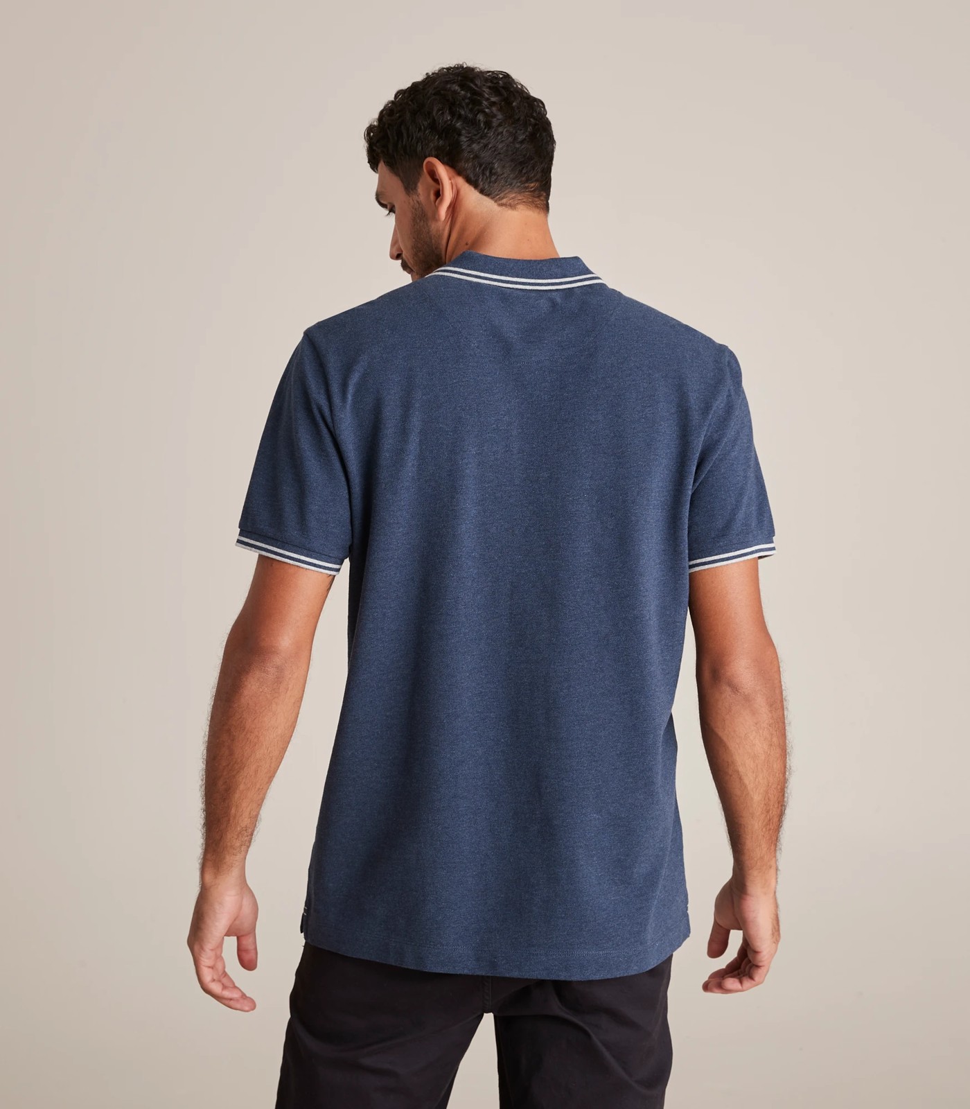 Flag Tipped Pique Polo Top 5 of 6