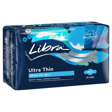 Libra 20 Pack Ultra Thin Regular Pads