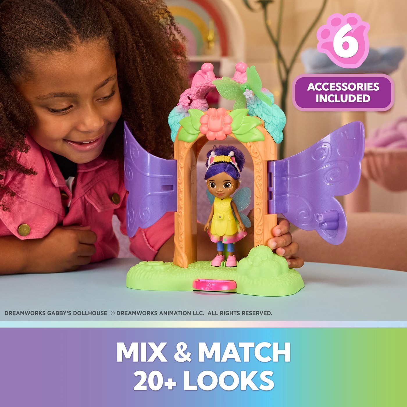 Gabby's Dollhouse Fairylandia Fashion Set 4 of 6