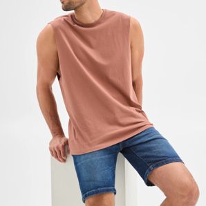 Australian Cotton Plain Tank Top thumbnail 2