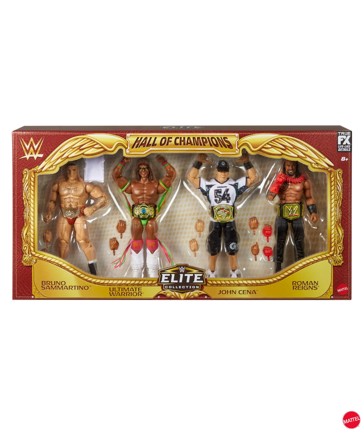 4-Pack Mattel WWE Hall Of Champions