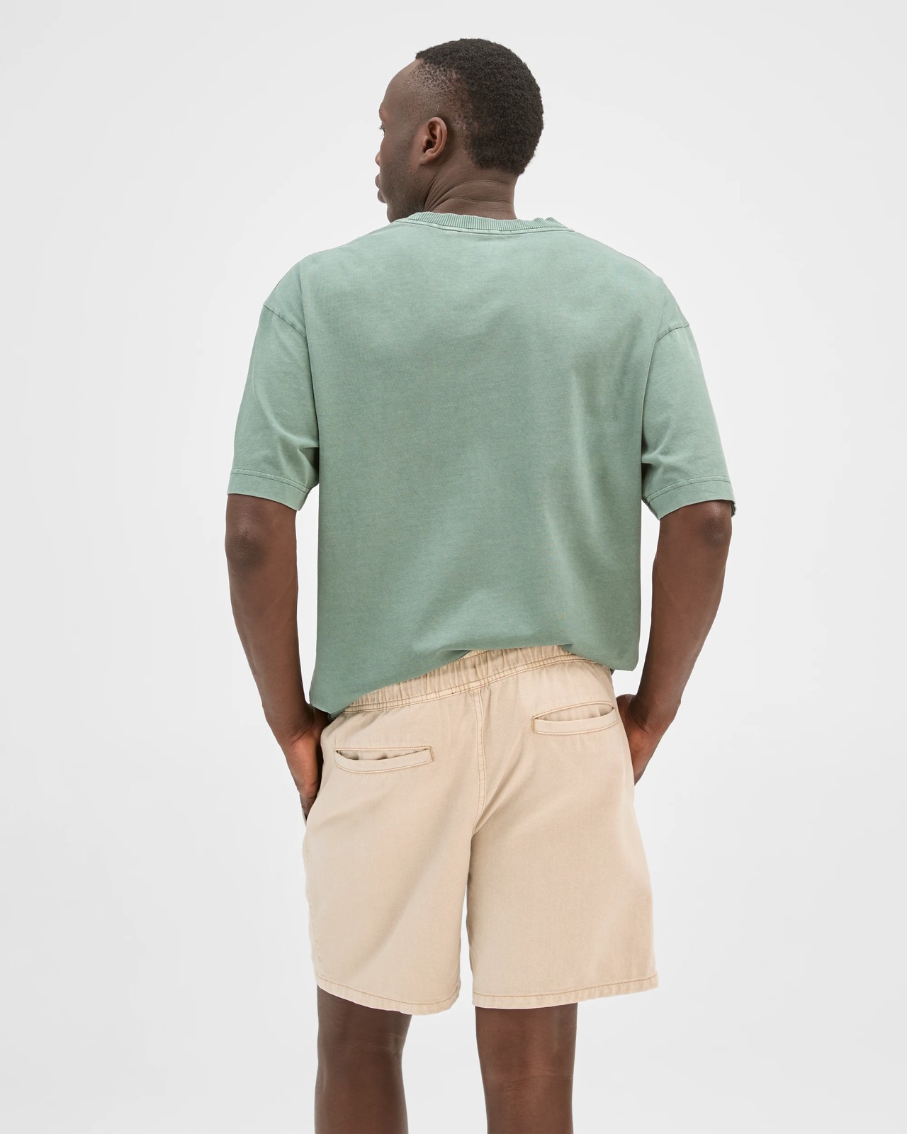 Commons Australian Cotton Twill Volley Shorts - Sand 6 of 6
