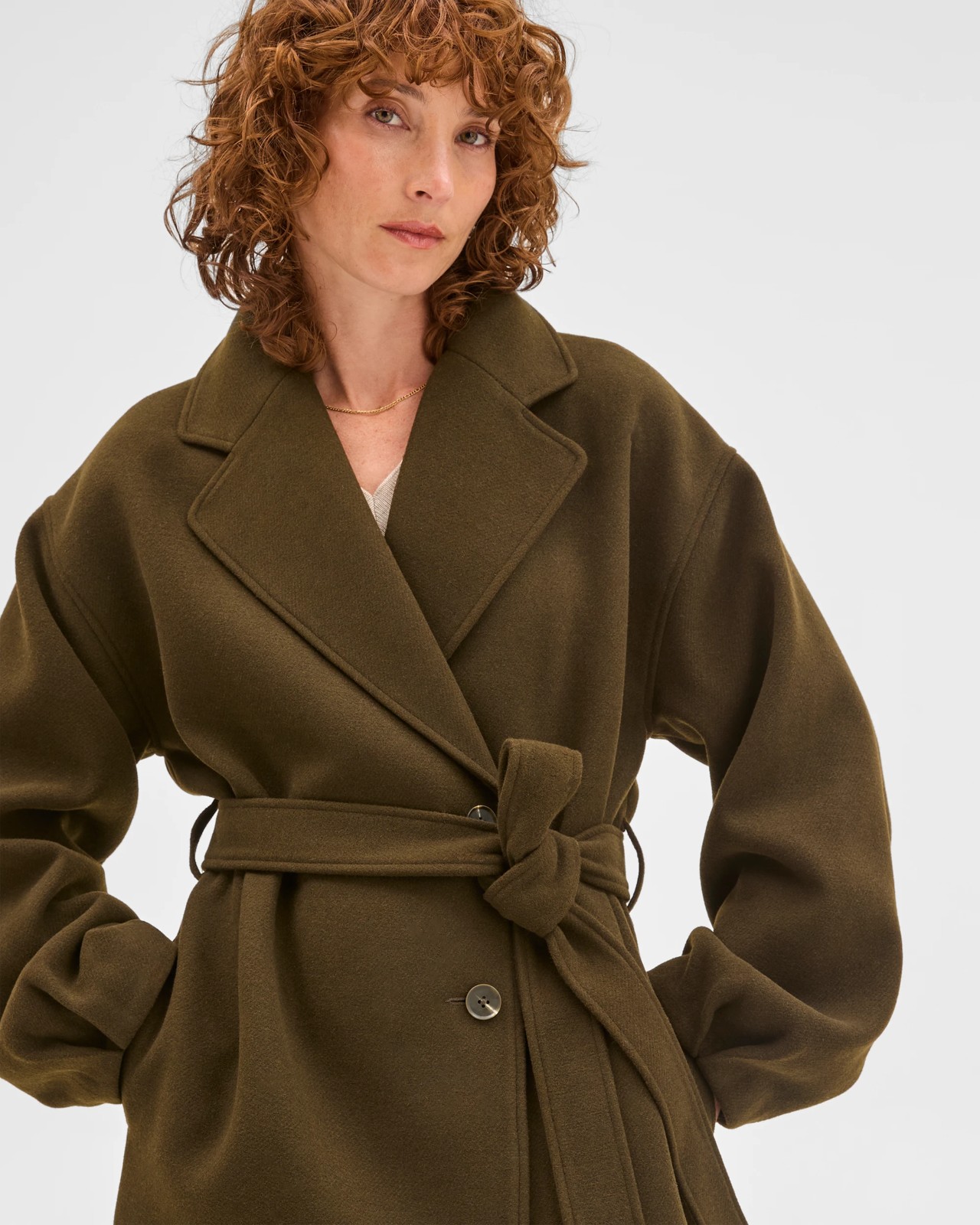 Preview Wrap Belted Coat 5 of 5