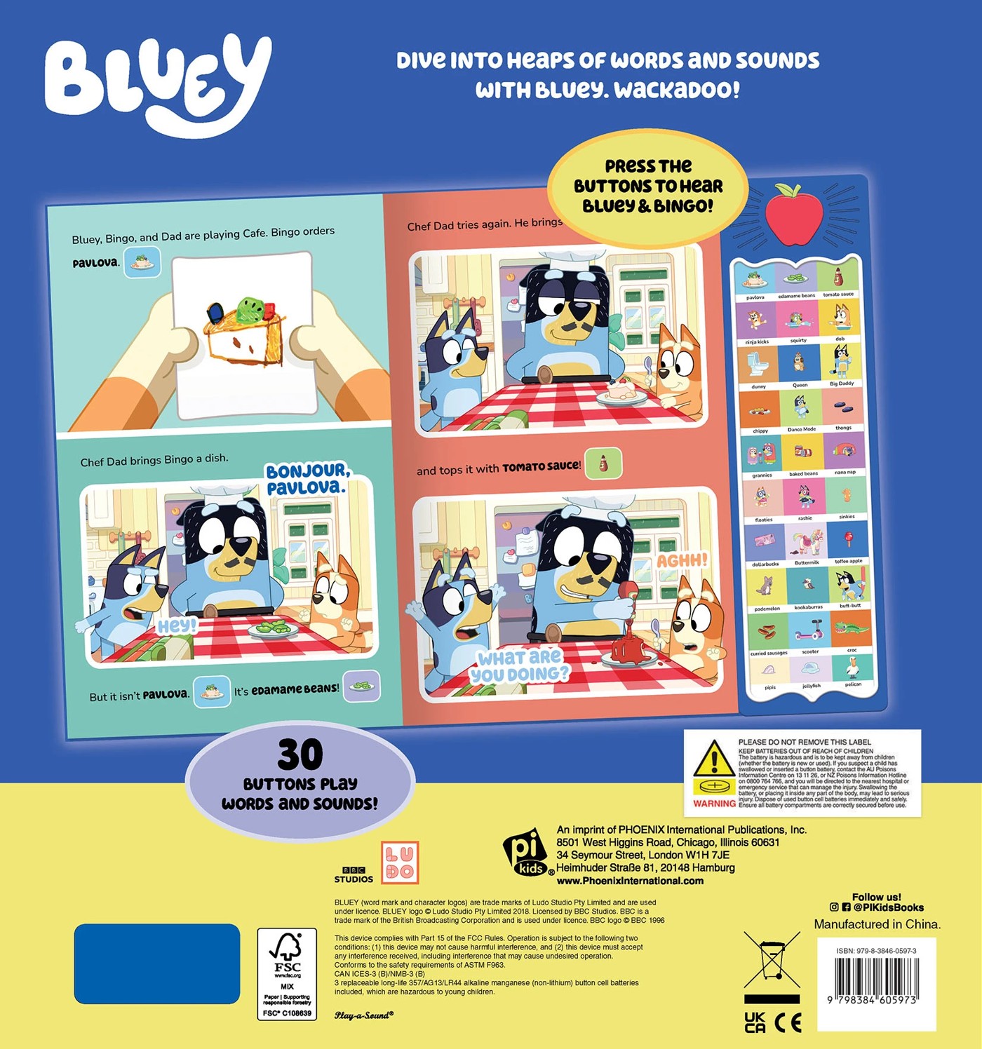 Bluey: Wackadoo! Bluey Words and Sound Book 3 of 5