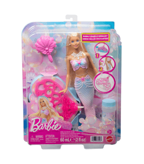 Barbie Bubble Sparkle Mermaid Doll