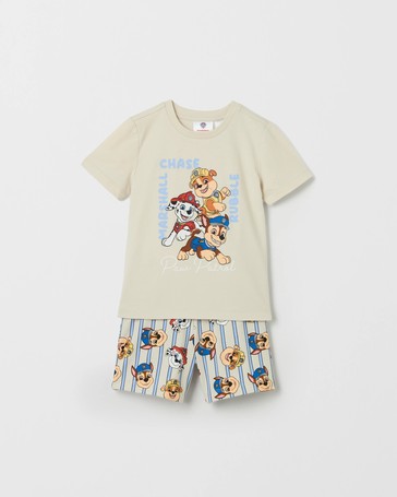 Licensed Paw Patrol Australian Cotton Younger Boys Pyjama Set