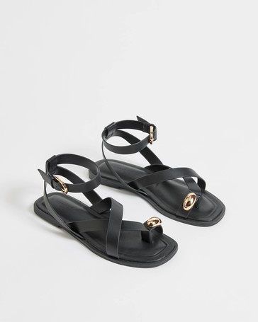 Chloe Toe Post Strappy Sandals