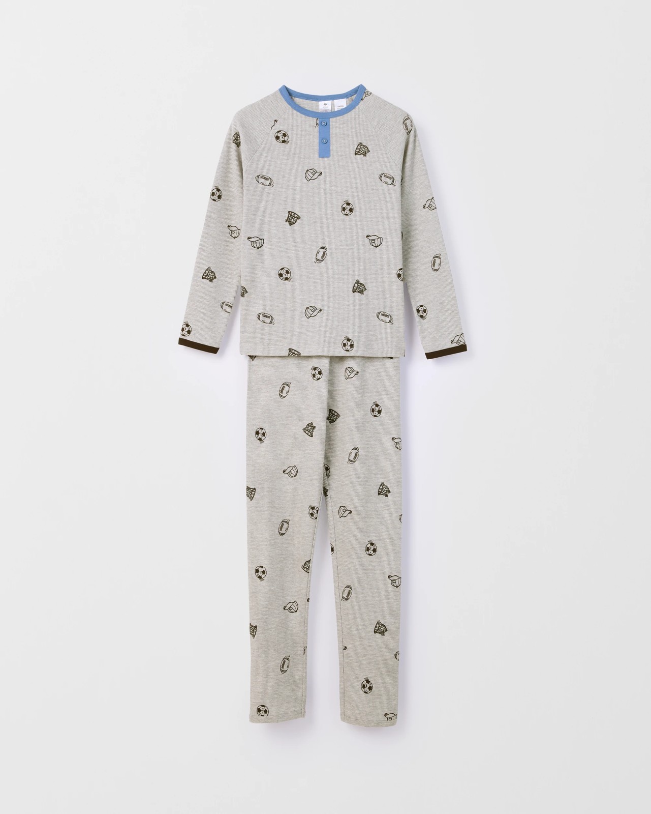 Australian Cotton Older Boys Elevated Knit Pyjama Set 5 of 5