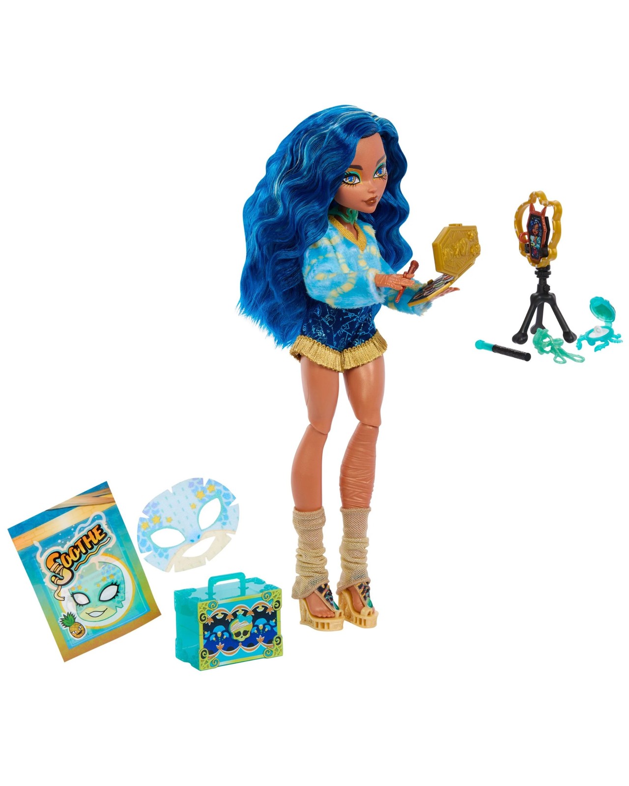 Monster High Self-Scare Secrets Cleo De Nile Fashion Doll With 13 Realistic Accessories 4 of 6