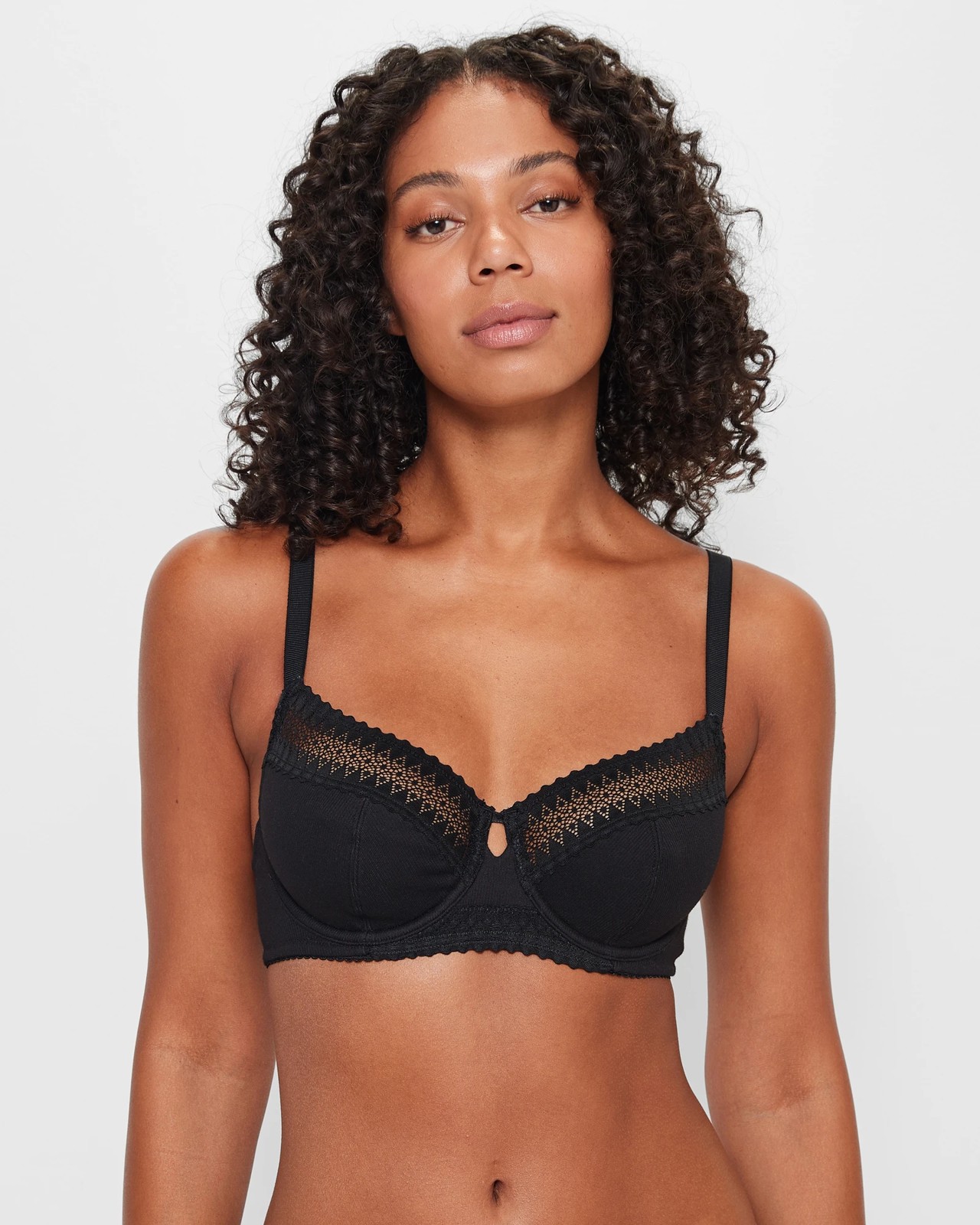 Out From Under Ribbed Cotton Bralette