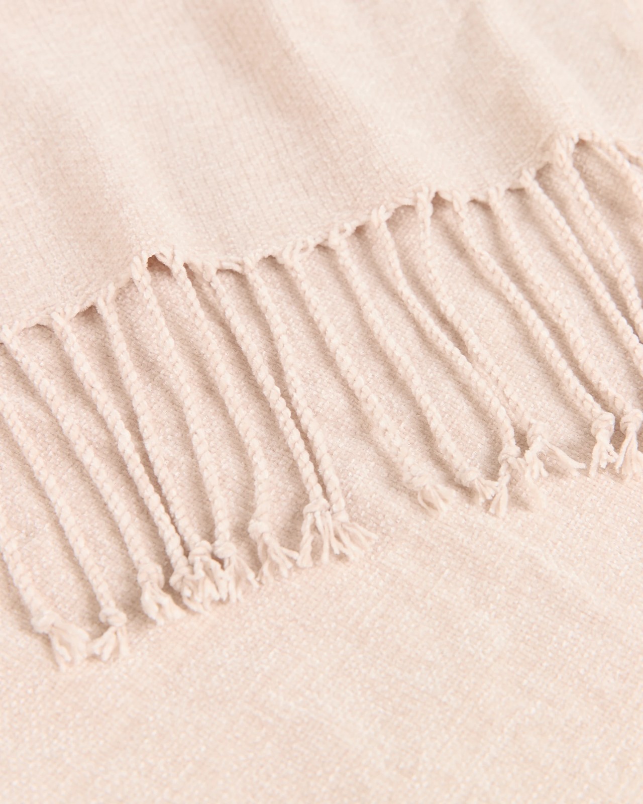 Issy Chenille Throw - Moonbeam 2 of 3