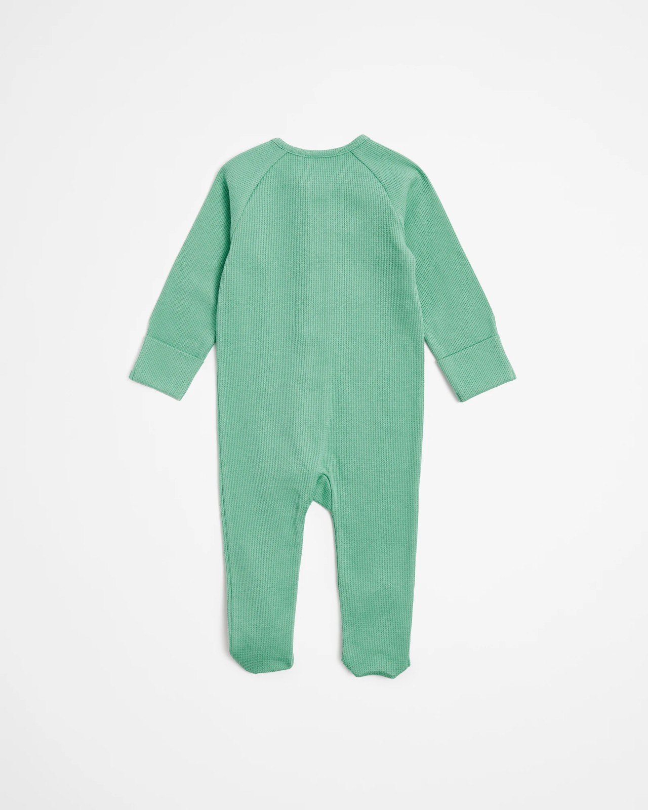 Baby Organic Cotton Waffle Zip Coverall 3 of 3