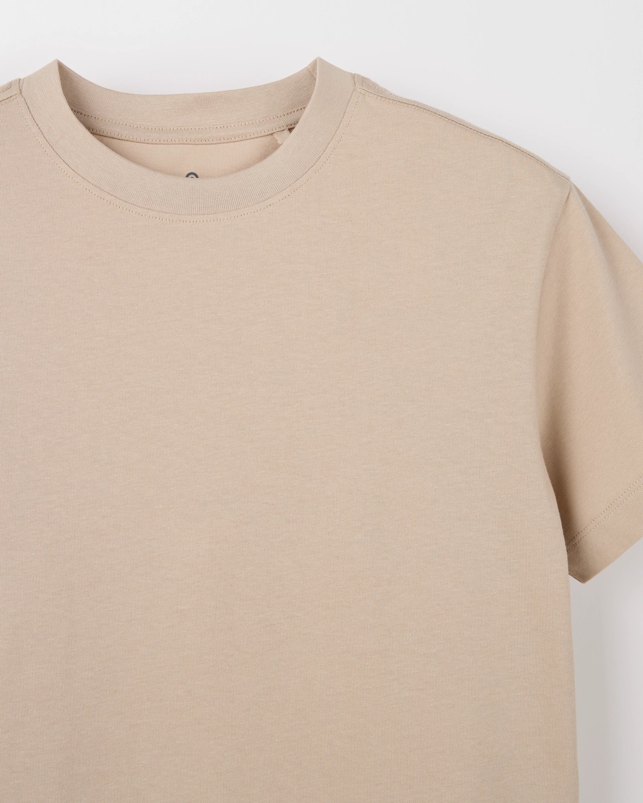 Australian Cotton 2 Pack T-Shirt - Tan/Charcoal Marle 4 of 4