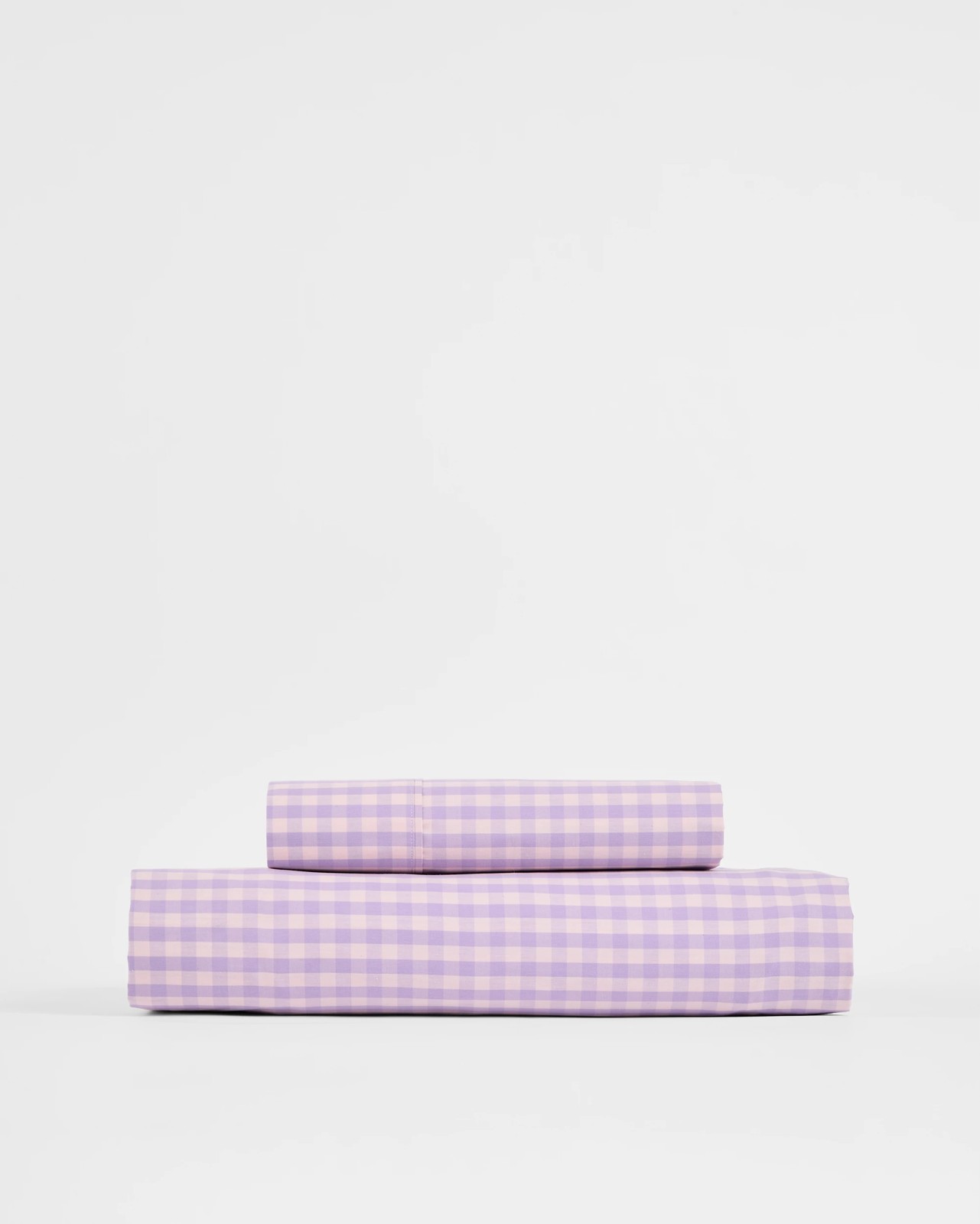 Grayson Gingham Australian Cotton Fitted Sheet Set 5 of 5